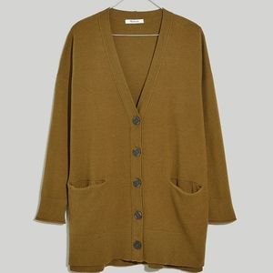 Madewell - Miller Cardigan Sweater - Green - XXS